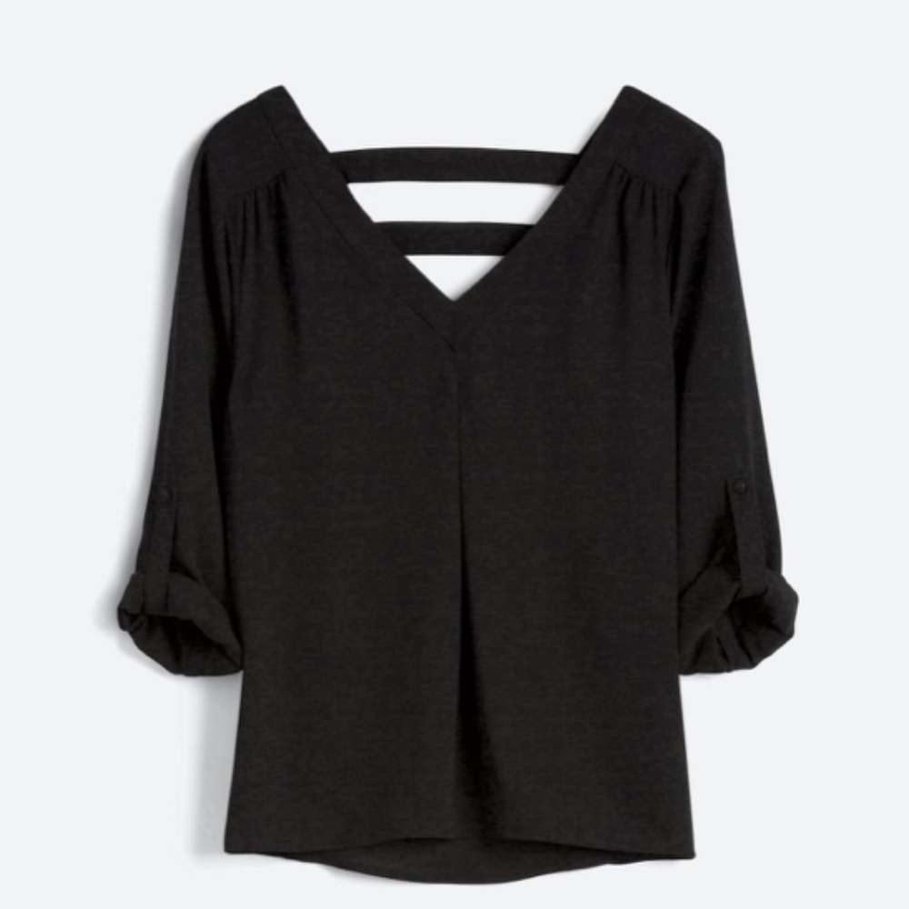 Stitch Fix 41 HAWTHORN Sena Bar Back Blouse